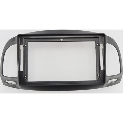 9 inch Car Fascia Radio Panel for SsangYong Chairman W 2008-2017 Dash Kit Install GPS Facia Console Bezel 9inch Adapter Plate