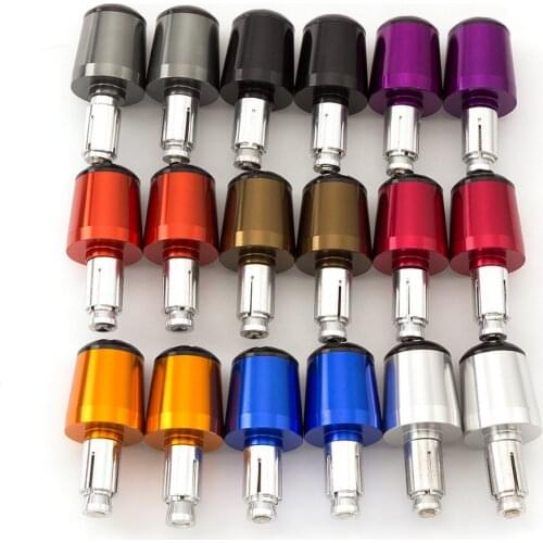 22mm CNC Aluminum Universal Motorcycle Handlebars Grips Bar Ends Counterweights For Kawasaki Z750 Z800 Z1000 Yamaha Honda Suzuki