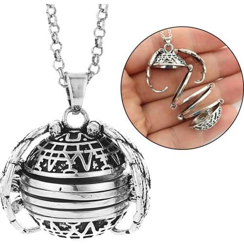 Angel Win gs Expanding Photo Locket Necklace Pendant Pendant DIY Birthday