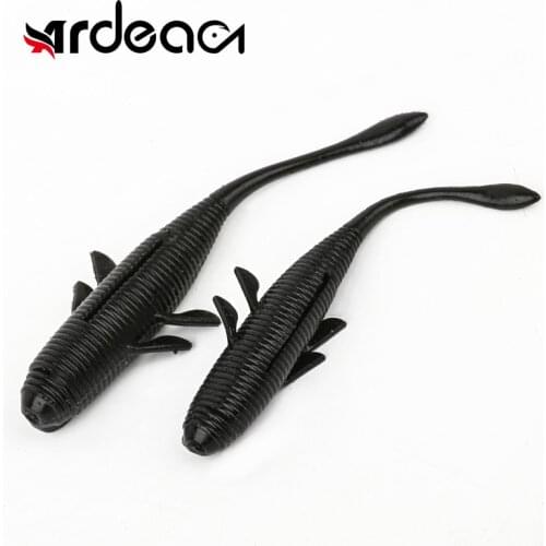 Ardea 4Pcs 110/120mm Soft Bait Straight tail Silicone Swimbait Artificial Wobblers Worm fishing jigs Bass Tackle Leurre Souple