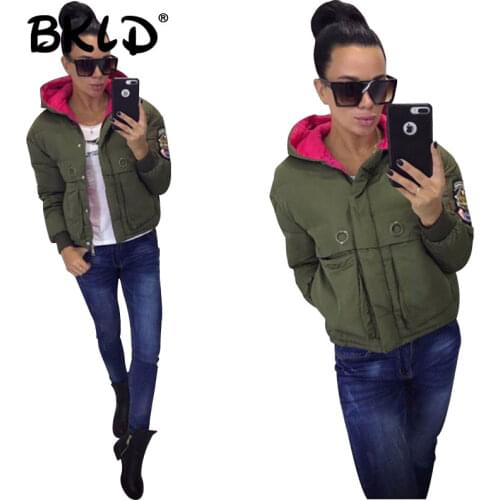 BKLD Women's Parkas With A Hood