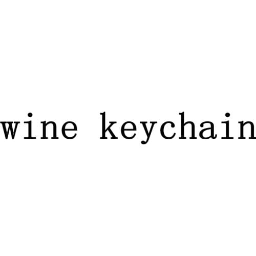 Wine keychain