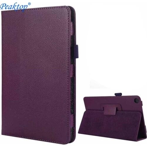 New 2 fold litchi Protective Stand Case For Huawei mediapad M5 Lite 8.0 Casing JDN2-L09 JDN2-W09 Cover M5lite 8 Protector