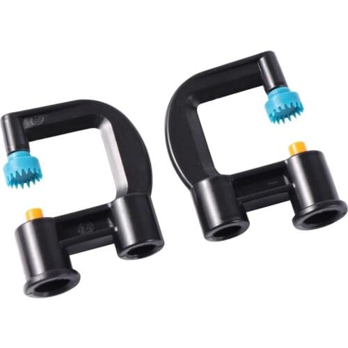 G-shaped serrated 360° refraction sprinkler irrigation for garden farmland vegetables and flowers spray-shaped umbrella nozzle