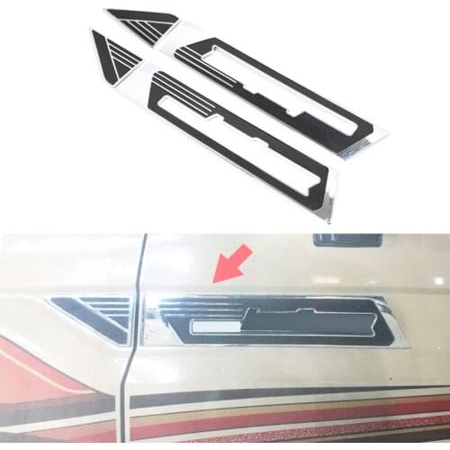 Chrome Car Accessories Side Body Fender Anti Scratch Panel Sticker Trim For Toyota Land Cruiser LC76 LC77 LC78 LC79 FJ70 FJ76