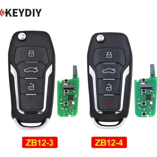 KEYDIY ZB12-3 ZB12-4 KD Smart Key Remote KEYDIY ZB Series for KD-X2 Key Programmer 1/2/5PCS/Lot