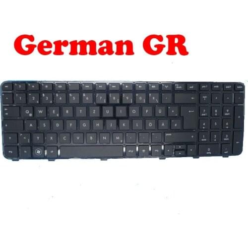 Laptop Keyboard For HP DV6-6000 634139-001 640436-251 665326-001 With Black Frame France FR/US/GR German/CA Canada/RU Russian