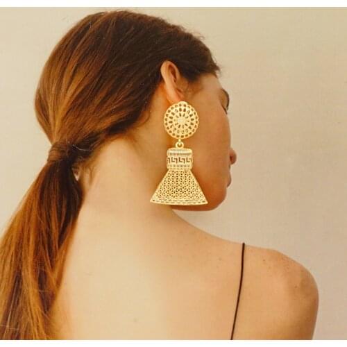 2021 New Fashion Statement Drop Earrings For Women Retro Earrings Wedding Party Gift Jewelry