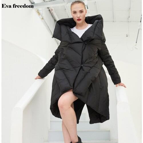 New 2018 winter jacket women down jackets womens duck down jacket irregular fashion womens Cape down jacket outerwear parka