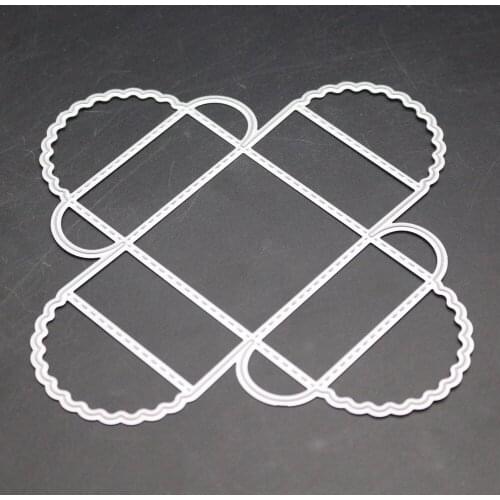 2019 New Candy Gift Box Metal Cutting Die Stencil DIY Printed Scrapbooking Photo Album Decorative Embossing Paper Cards Making