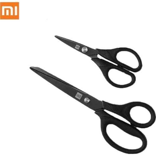 Xiaomi huohou Titanium-plated Scissors Black Sharp Sets Sewing Thread Antirust Pruning Scissor Leaves Trimmer Non-slip Tool D5