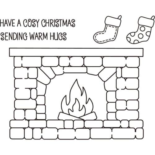 Christmas Transparent Clear stamps and metal cutting dies DIY Silicone Seals Scrapbooking