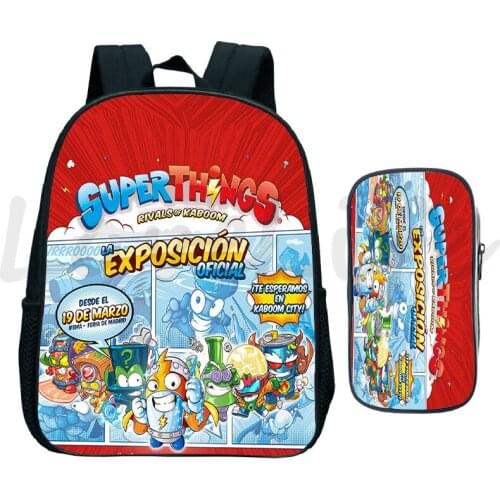 Game Super-zings School Bags 2Pcs/set Kids Toddler Super Zings Backpacks Boys Girls Primary Kindergarten Bagpacks Travel Mochila