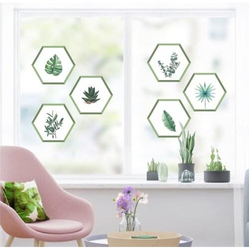 Garden plant cactus wall stickers home decor living room bedroom flower butterfly wall decals mural art posters