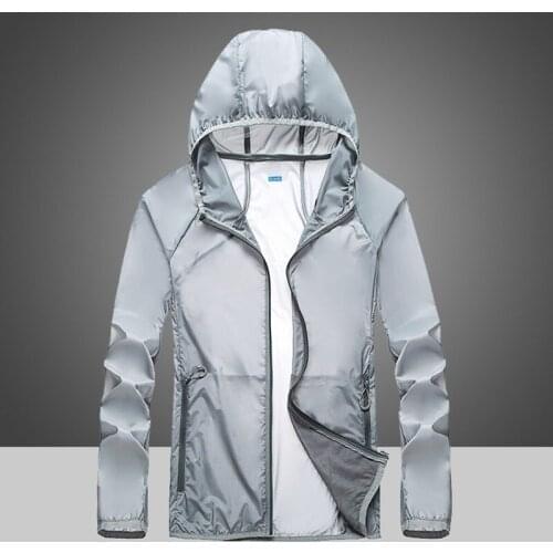 Outdoor Waterproof Jacket Women Men Windbreaker Anti-uv Sun Protection Quick-dry Ultra-thin Hiking Travel Walking Jackets