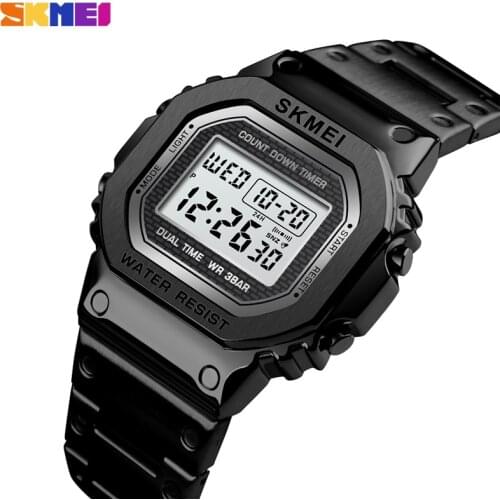 Waterproof Chronograph Countdown Digital Watch For Men Fashion Outdoor Sport Wristwatch Top Brand SKMEI Mens Watch Alarm Clock