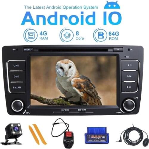 ZLTOOPAI 7" Auto Radio Android 10 For SKODA Octavia 2009-2013 Yeti 2008-2014 GPS Navigation Multimedia Player DVD CD Stereo New