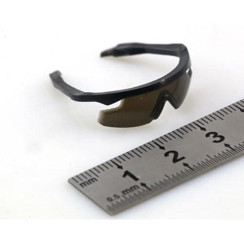 1/6 Scale Soldier Windproof Glasses Combat Equipment Black 12-inch Action 1/6 Scale Soldier Glasses SuModel Accessories In Stock