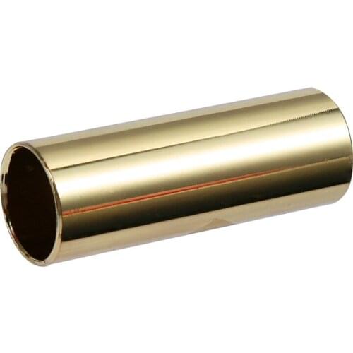 1Pc Guitar Slide Golden Stainless Steel Finger Knuck