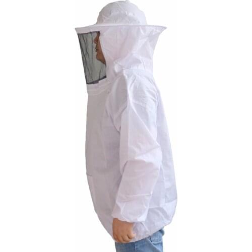 1 Pcs Anti Bee Clothing Beekeeping Black Veil And Hat White Bee Insect Feeding Supplies Beekeeping Tools