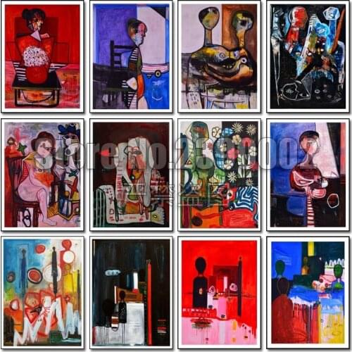 5D Diy Diamond Embroidery Abstract Art Diamond Painting Oil painting portrait Full Diamond Mosaic Rhinestone Pictures Home Decor