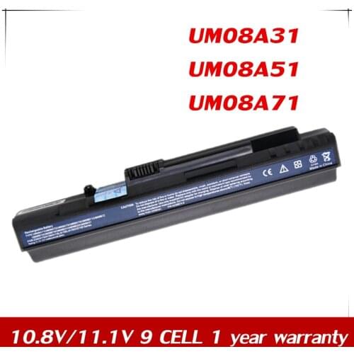 7XINbox 7800mAh Battery For ACER Aspire One A110 A150 UM08A31 UM08A51 UM08A71 UM08A72 UM08A73 UM08A74 UM08B71 UM08B72 UM08B73