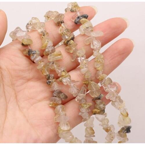 Natural Semi-precious Stones Smoky Quartz Gravel Beads for Jewelry Making DIY Necklace Bracelet Earrings Accessories Wholesale