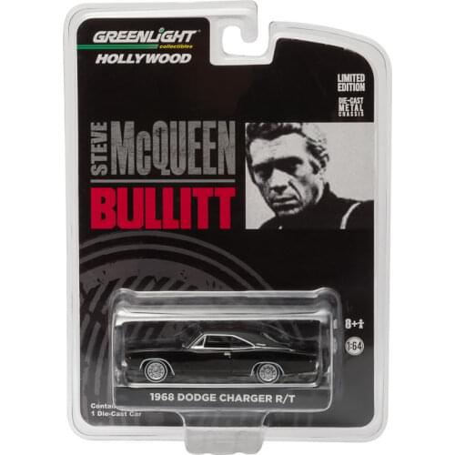 GreenLight 1:64 1968 Dodge Charger RT Alloy model car Metal toys for childen kids diecast gift