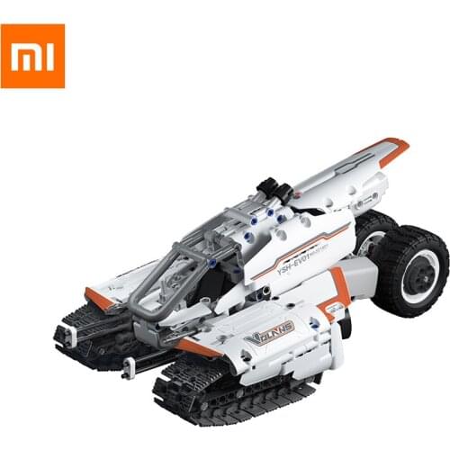 Original XIAOMI Jupiter Dawn Series Static Building Blocks Volans Flying Fish Shuttle Crawler Car Sci-Fi Kids Puzzle Toy Gift