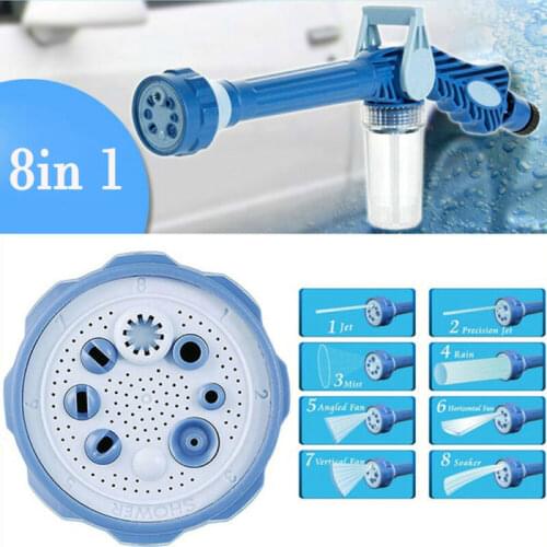 Washing Tool 8 in 1 Jet Spray Gun Soap Dispenser Garden Watering Hose Nozzle Car Washing Tool