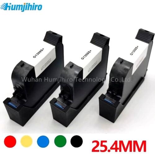 65ML G1309S+/ JS10 Printer Ink Cartridge Quick-drying 25.4mm Print Height Black Red Blue Green Yellow Handheld Inkjet Printer
