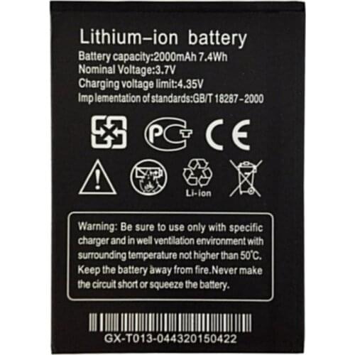 Li-ion High quality Replacement Battery Authentic External For DEXP IXION MS 5 Inch Battery MS 5 for THL W200 W200S 2000mAh