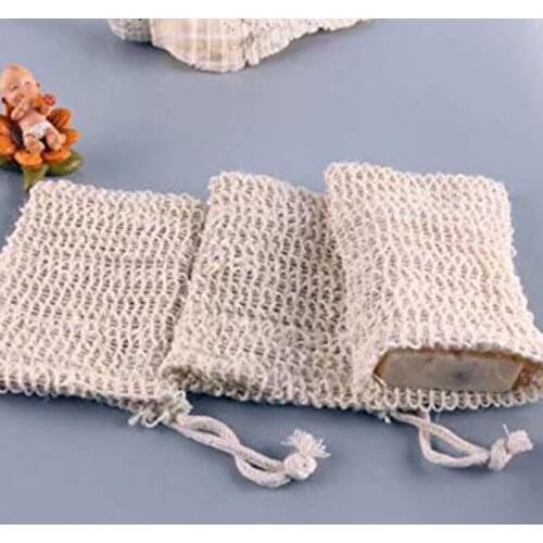 5 Pcs X Soap Bag in Cotton and Linen Organic Soap Sachet Soap Bag Foam and Soap