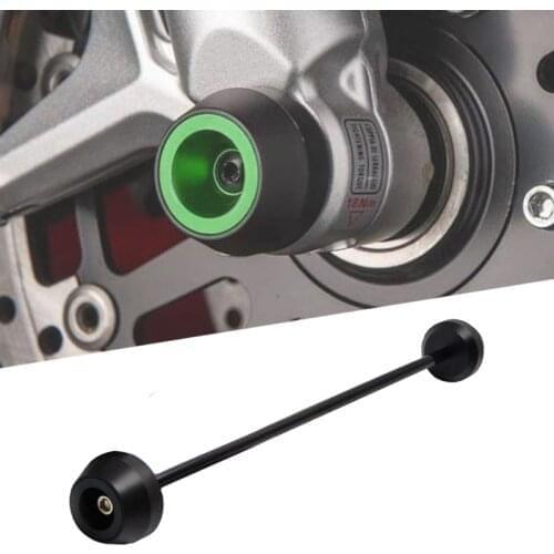 MTKRACING For Kawasaki Versys650 Versys1000 VERSYS 650 1000 Front Axle sliders Fork wheel protection Crash pad kit