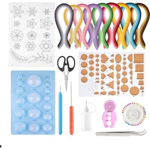 Paper Quilling Kits 45 Colors 900 Strips Quilling Art Paper DIY Craft With Tools For Christmas Gift And Diy Home Decoration