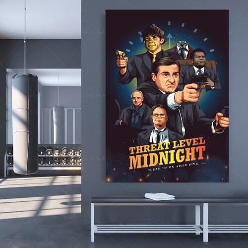 The Office Threat Level Midnight Inspired Poster