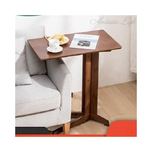Sofa side table bamboo corner table small apartment side table bedside table modern minimalist computer table small coffee table