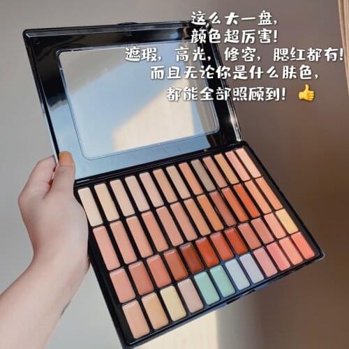 Professional Makeup Concealer Base Contour Palette 50 Color Brighten Skin Full Coverage Face Foundation Cosmetic Makeup Primer