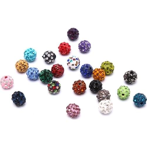 Multicolour Round Ball Spacer Beads For Jewelry Making DIY Jewelry Accessories For Handicrafts