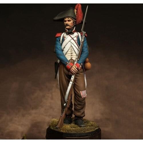 Self-assembled New Unassembled 1/24 ancient man stand warrior Resin Figure Unpainted Model Kit