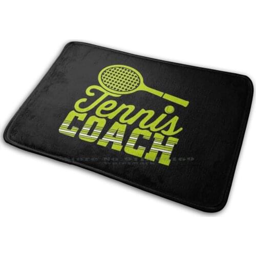 Tennis | Sport Player Trainer Hobby Tennis Racket Gifts Mat Rug Carpet Anti-Slip Bedroom Entrance Door Mat Tennis Tennis Elbow
