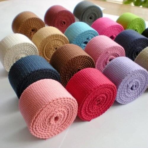 5Meter 3.2cm Width Canvas Belt Webbing Strap Tied Fabric Tape for Garment Bags Pet Rope Sewing DIY Strap Ribbon Decor Accessorie