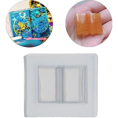 Magic Open Book Resin Casting Silicone Molds DIY Keychain Earrings Jewelry Tools