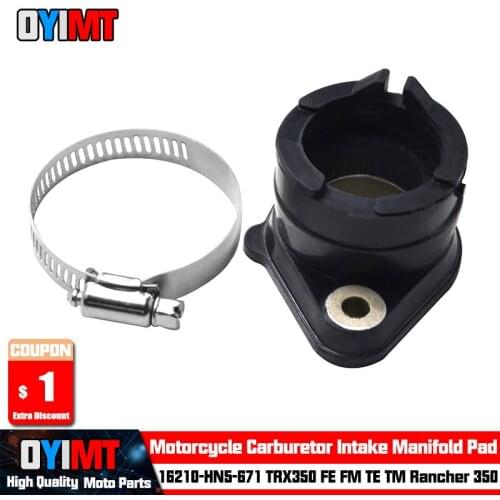 Carburetor Intake Manifold Pad For Honda 16210-HN5-671 TRX350 FE FM TE TM Rancher 350 2000-2006
