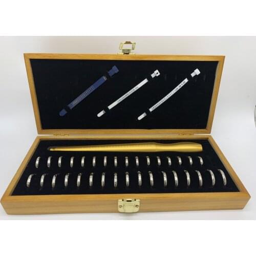 Jewellery Tools Ring Size Mandrel Stick Finger Gauge Ring Sizer Measuring craft jewelry tool Set Ring Size Standard Circle Sets