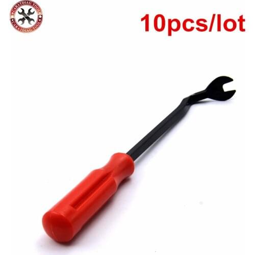 10pcs/lot Newest Car Care Tool Car Door Panel Trim and Upholstery Retaining Clip Remover Puller Hand Tool for Universal Cars