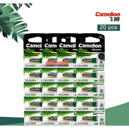 20pcs New Camelion Alkaline battery 12V 23A 12V 27A 23A 12 V 21/23 A23 E23A MN21 RC control remote controller battery RC Par