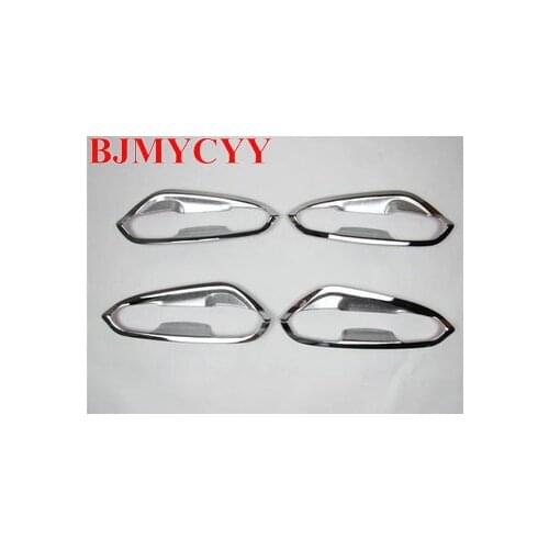 BJMYCYY free shipping Car door bowl metal stickers Chromium Styling for new ford mondeo 2013
