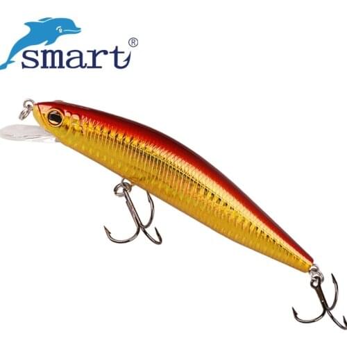 SMART Minnow Bait 125mm40g Sinking Fishing Lure Glide Bait VMC Hook Isca Artificial Pesca Leurre Souple Peche Mer Fishing Tackle