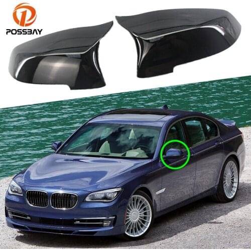 Car Carbon Fiber Rearview Mirror Covers Exterior Wing for BMW 5 6 7 Series GT F07 F10 F11 F18 F06 F12 F13 F01 F02 LCI 2014-2017